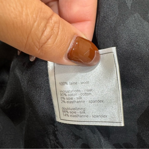 Chanel Fall 2007 Ready To Wear Runway Tweed Wool Black Jacket Blazer Size 40 - Picture 8 of 14